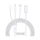 Kabel BASEUS Superior Series, USB-A do micro USB/USB-C/Lightning, 3.5A, 1.2m (biały)
